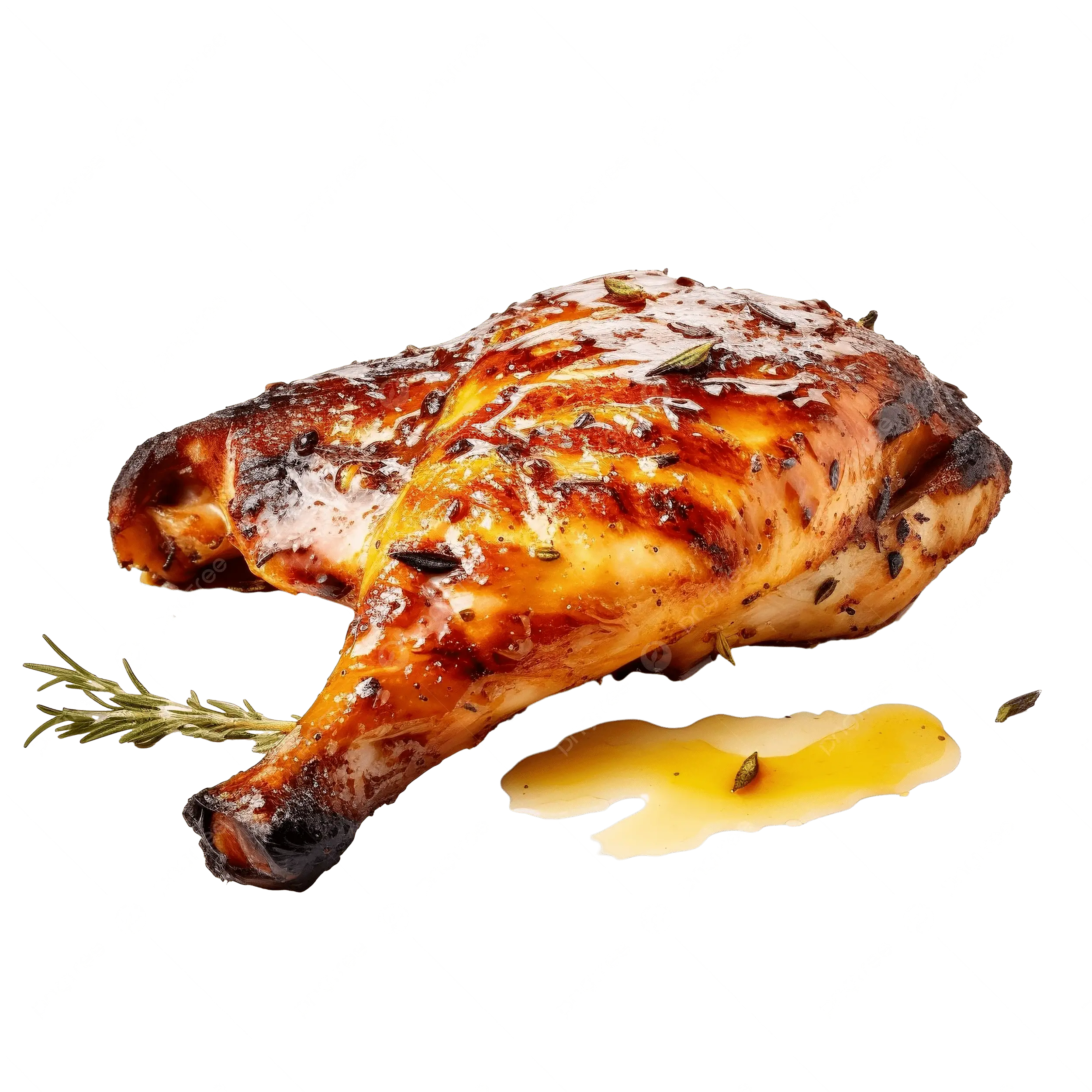 دجاج مشوي ( نصف دجاجة )