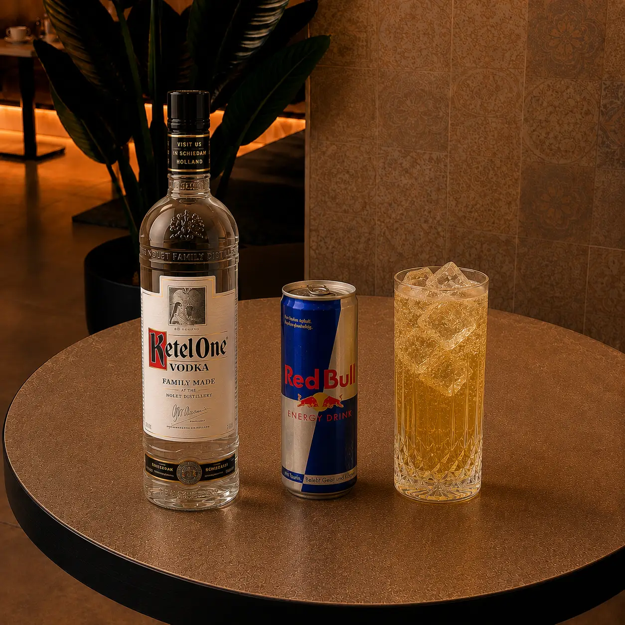 KETEL ONE VODKA RED BULL